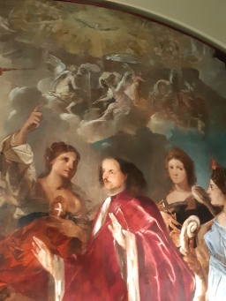 Francesco Maffei (1605?-1660), Glorification of Podestà Pisani, Vicenza, Palazzo Chiericati